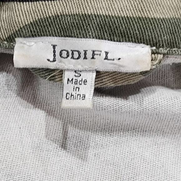 Jodifl camouflage Camo button up jacket size small - Picture 6 of 7